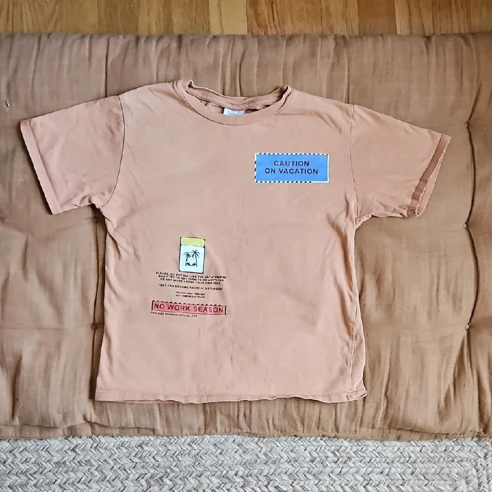 Zara Kids Graphic Tee - Light Orange - Picture 1 of 5